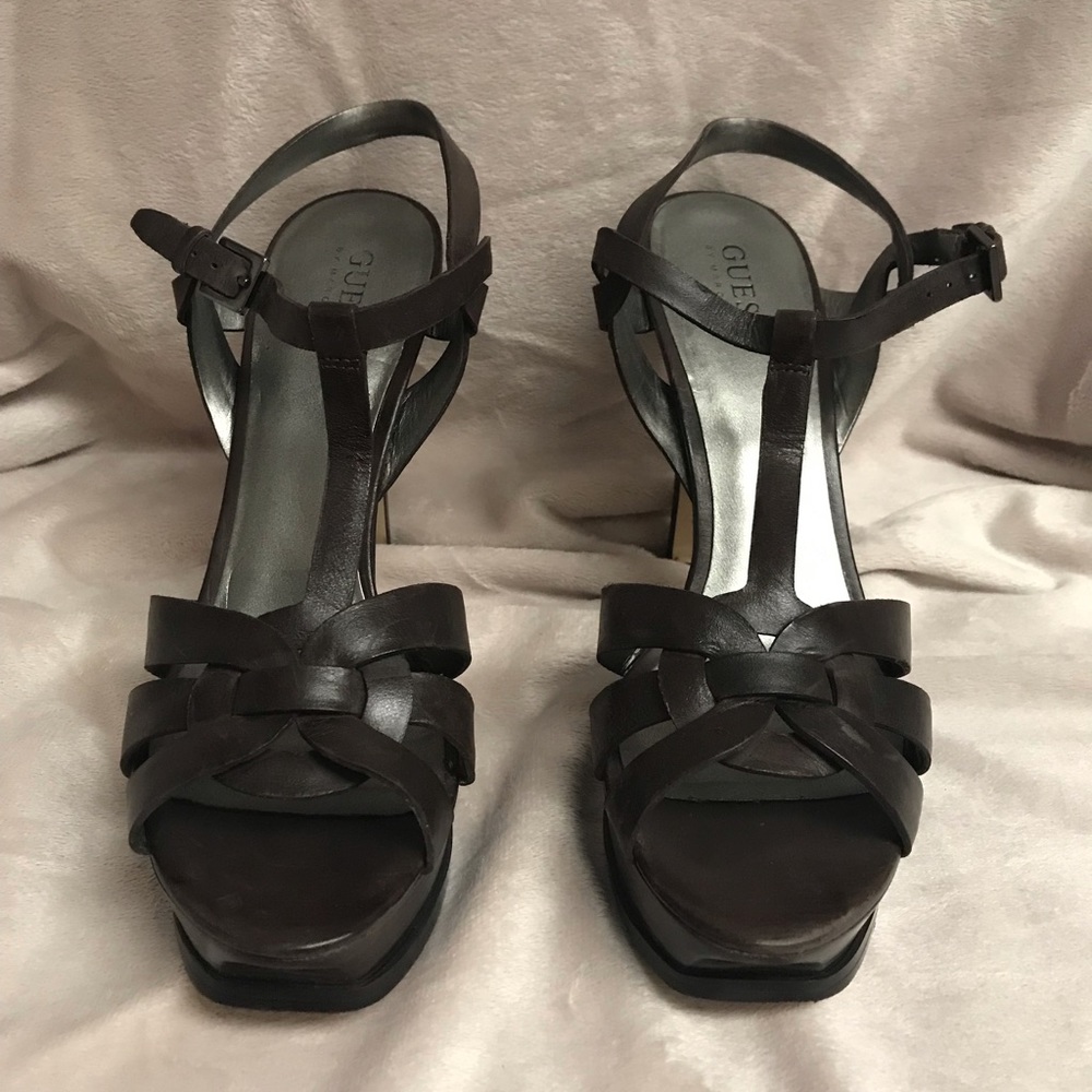 Guess T-strap platform heel